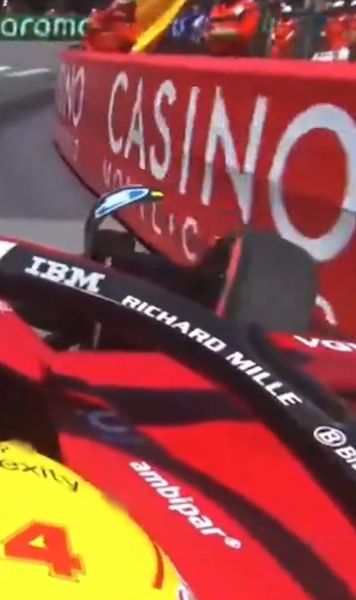 Hamilton, weekend de coșmar Pilotul Ferrari s-a izbit de perete cu 280 km/h în antrenamentele de la Monaco și a fost penalizat în calificări